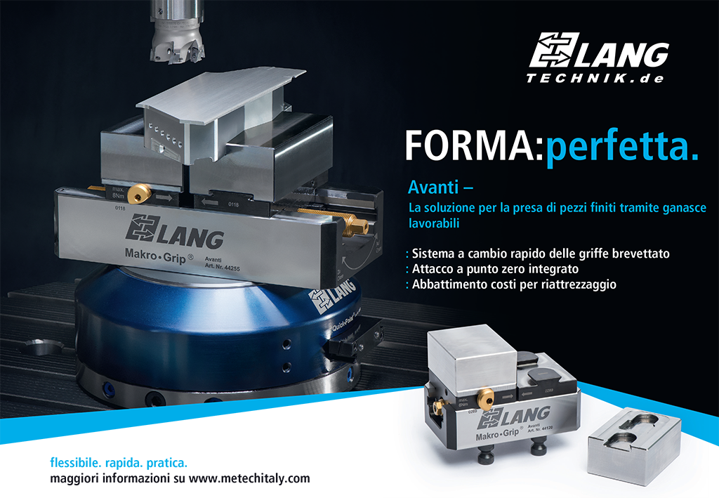 AVANTI - LA SOLUZIONE PER LA PRESA DI PEZZI FINITI TRAMITE GANASCE LAVORABILI AVANTI - LA SOLUZIONE PER LA PRESA DI PEZZI FINITI TRAMITE GANASCE LAVORABILI